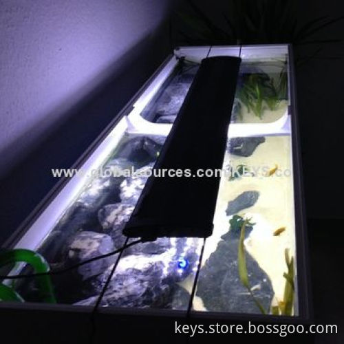 60cm LED aquarium lighting, fit 65-85cm tank, blue white light for plants aquatic of tank